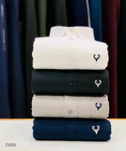 Allen Solly Plain Shirts For Men - 4 Pc Combo Stylish & Comfortable - L-40