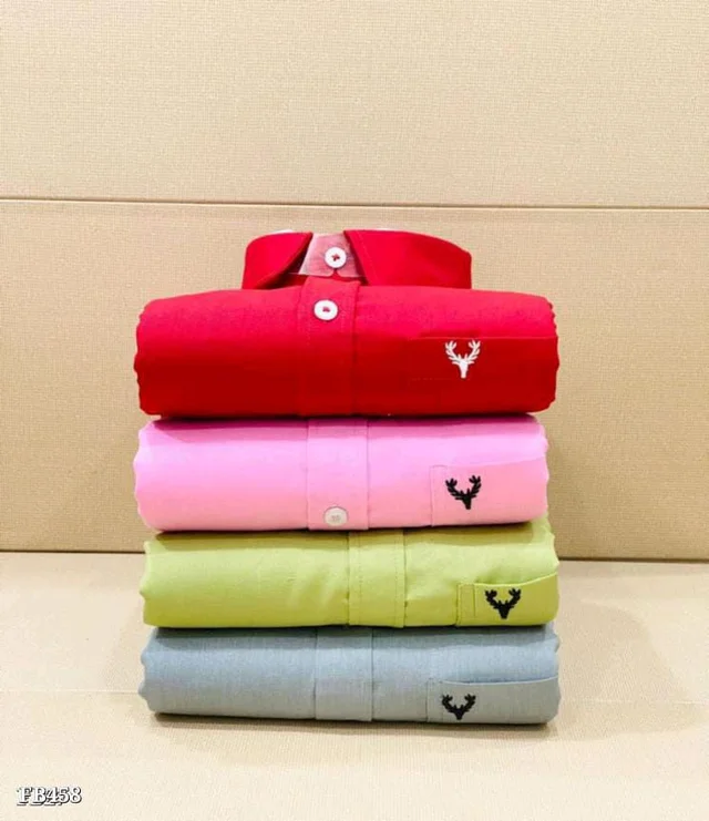 Allen Solly Plain Shirts For Men - 4 Pc Combo Stylish & Comfortable - XL-42