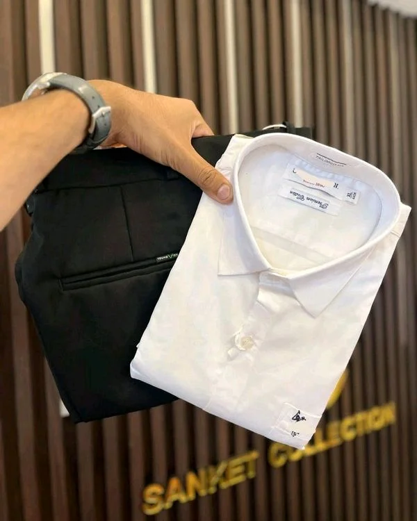 Cotton Shirt And Pent Combo - XL-42, 34
