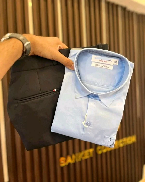 Cotton Shirt And Pent Combo - 36, M-38