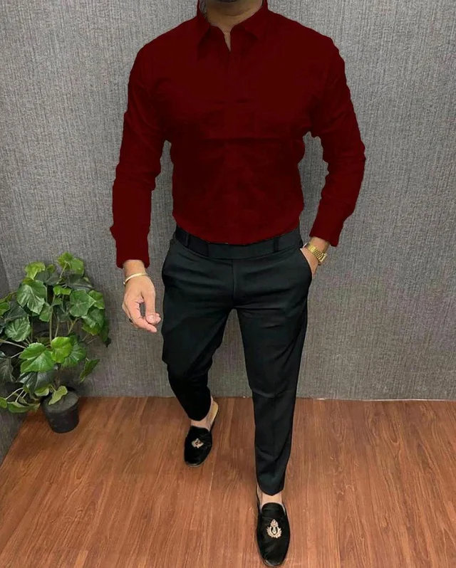Cotton Shirt And Pent Combo - 34, XL-42