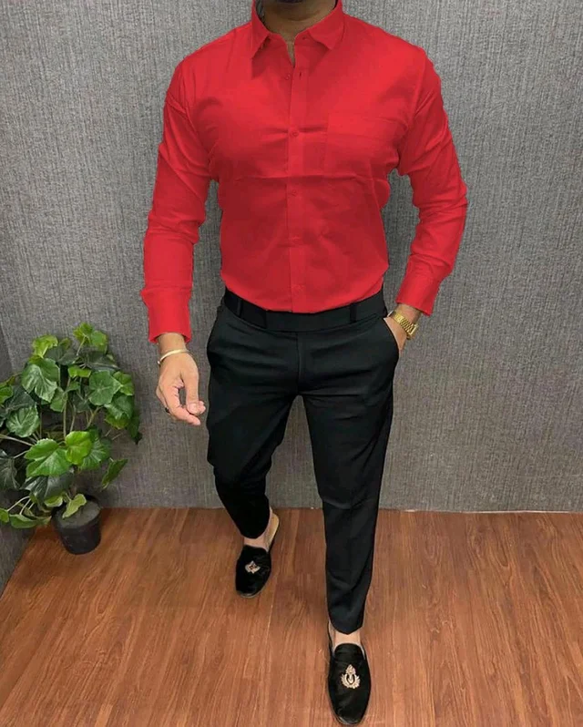 Cotton Shirt And Pent Combo - 32, L-40