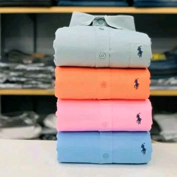 Plain Shirts Combo Of 4pcs - L-40