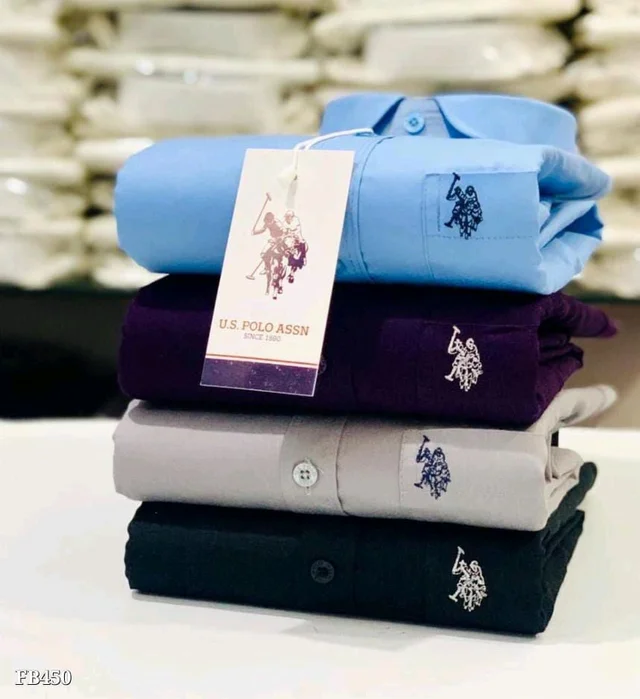 Plain Shirts Combo Of 4pcs - XXL-44