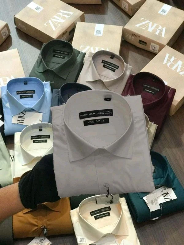 Zara Plain Shirts - L-40