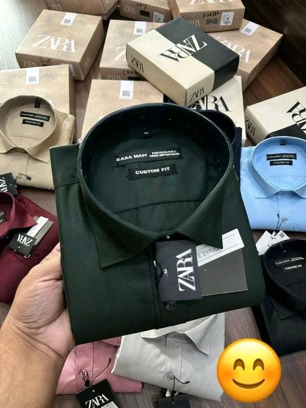 Zara Plain Shirts - M-38