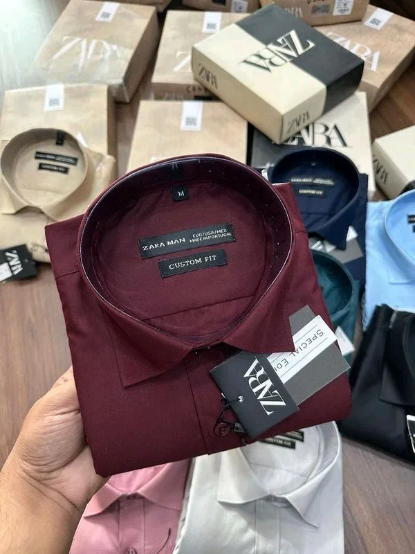 Zara Plain Shirts - L-40