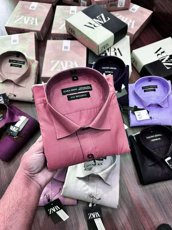 Zara Plain Shirts - L-40