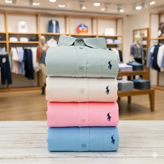 Plain Shirts Combo Of 4pcs 