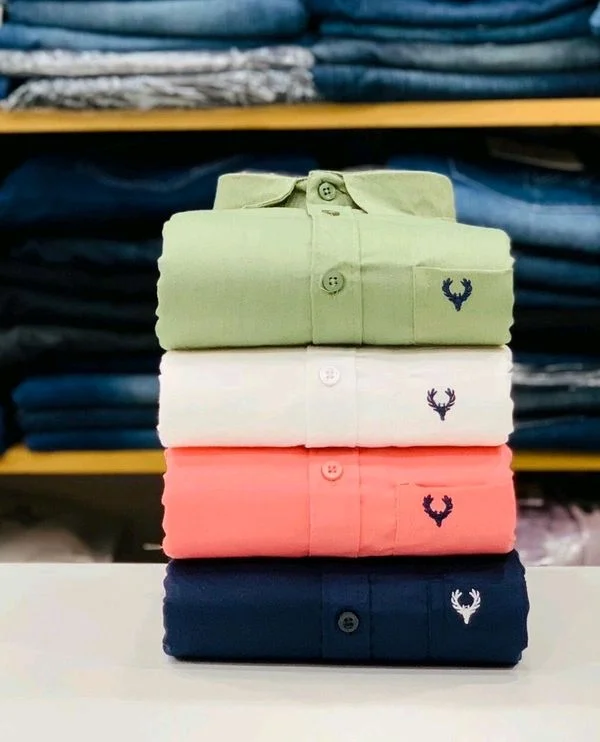 Plain Shirts Combo Of 4pcs 