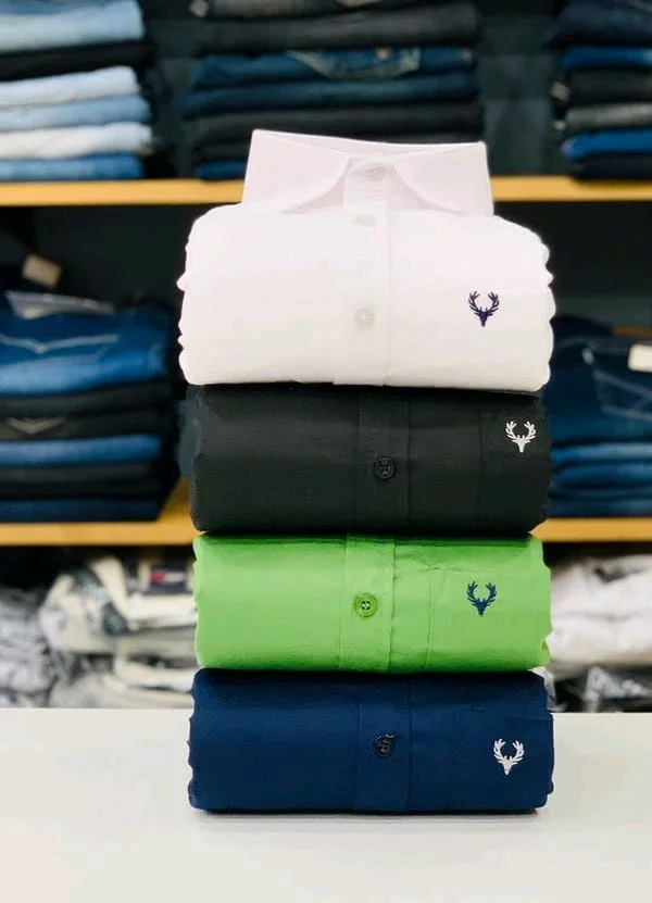 Plain Shirts Combo Of 4pcs 