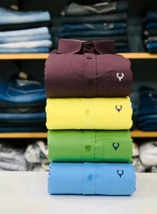 Plain Shirts Combo Of 4pcs 