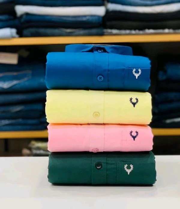 Plain Shirts Combo Of 4pcs 