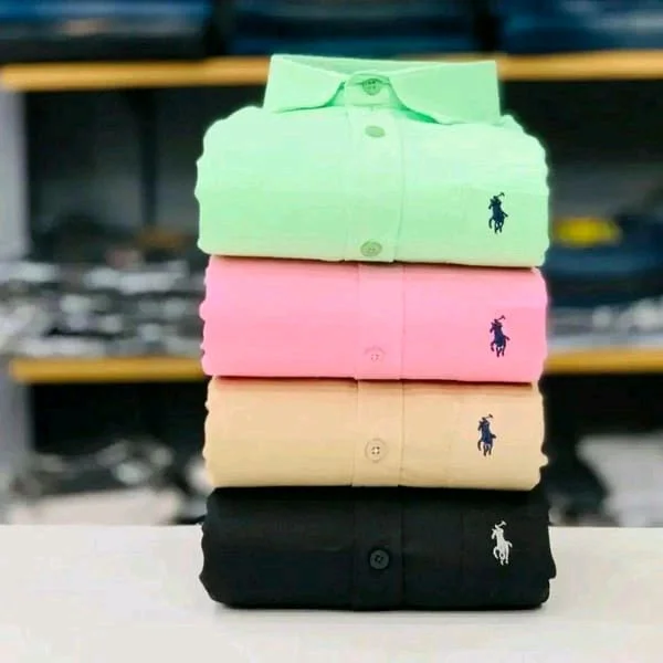 RL Formal plain Shirts Combo Of 4pcs - S-36