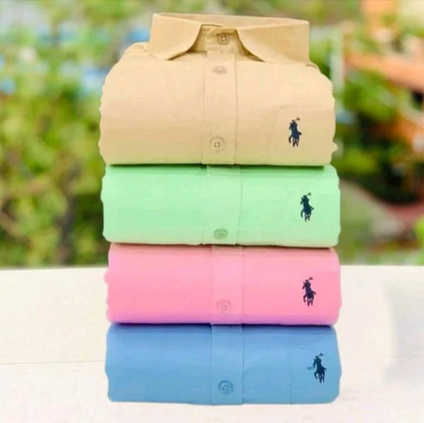 RL Formal plain Shirts Combo Of 4pcs - M-38