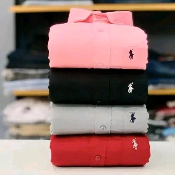 RL Formal plain Shirts Combo Of 4pcs - S-36
