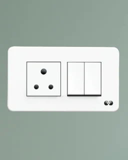 Skava legacie 6A 1Way Switch Antique White - White