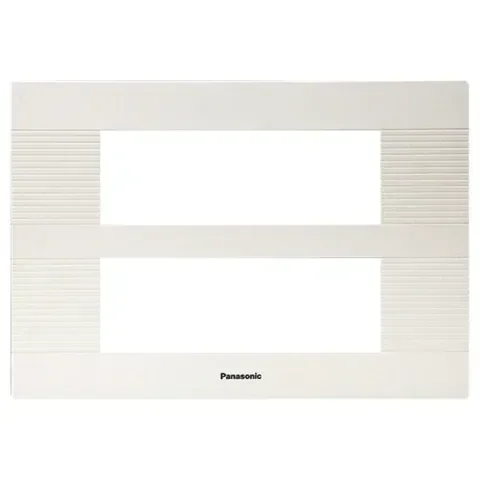 Panasonic Vision 12M Plate White | Anchor Vision Modular Switch Plate with Frame - White