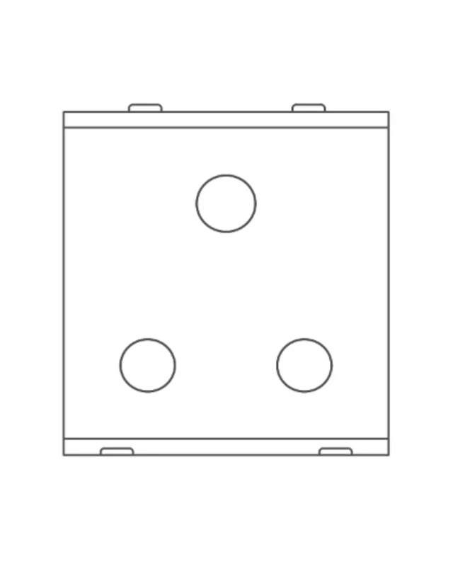 Skava Legacie 6A 3Pin Socket - White