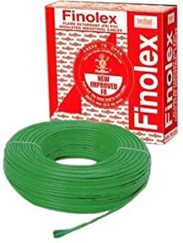 Finolex 6.0 Sq.mm FR Wire 90m - Green - Green