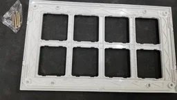 Anchor by Panasonic Roma Classic Tresa Solid Plate - 16 Module - White - 34680WH - White