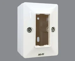 Hi-Fi HiFi Modular Plate with PVC Box-1M - White