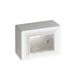Hi-Fi HiFi Modular Plate with PVC Box-3M - White