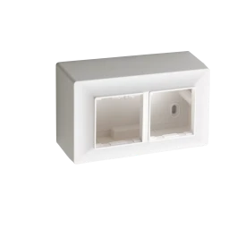 Hi-Fi HiFi Modular Plate with PVC Box-4M - White