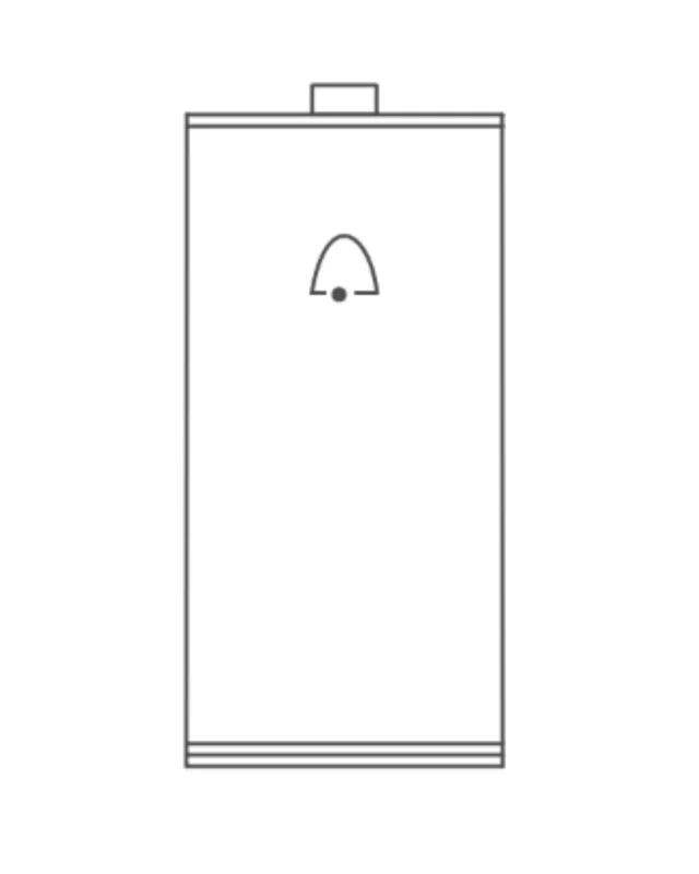 Skava Legacie 10A Bell Switch Antique White - White