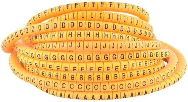 Ferrules, Cable Marker, 26 Alphabets, (A to Z,1 Roll / each) - 1.5 Sqmm