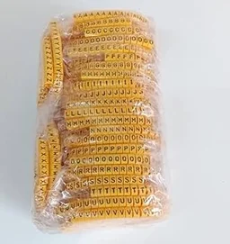 Ferrules, Cable Marker, 26 Alphabets, (A to Z,1 Roll / each) - 1.5 Sqmm