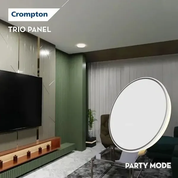 Crompton 15W Trio Panel, Recess LED Downlight