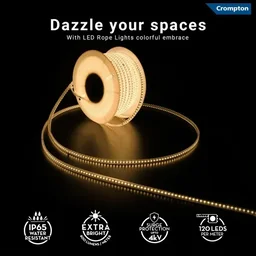 Crompton LED Rope Light 50mtr - Warm White