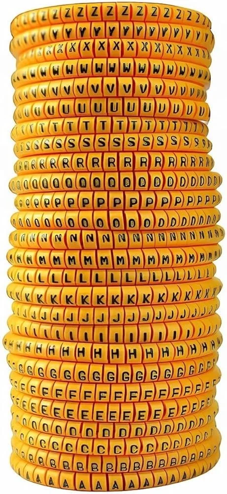Ferrules, Cable Marker, 26 Alphabets, (A to Z,1 Roll / each) - 1.5 Sqmm