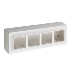 Hi-Fi HiFi Modular Plate with PVC Box- 8M(H) - White