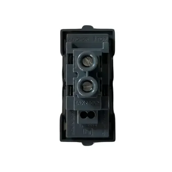Anchor by Panasonic Penta Modular Flat Penta Modular 16A 1Way Switch WI Flat - Graphite Black - 65157B - Graphite Black