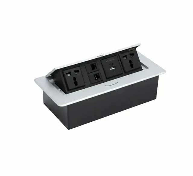 CM Ergosys Hydraulic Pop-Up Box - Metallic Silver, CMETB 163