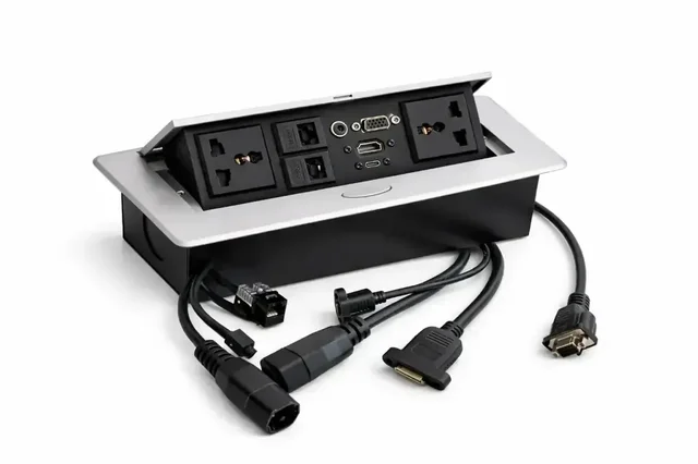 CM Ergosys Hydraulic Pop-Up Box - Metallic Silver, CMETB 164