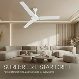 Crompton Star Drift 1200mm Ceiling Fan (Pack of 2) - White