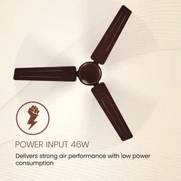 Crompton Star Drift 1200mm Ceiling Fan (Pack of 2) - Brown