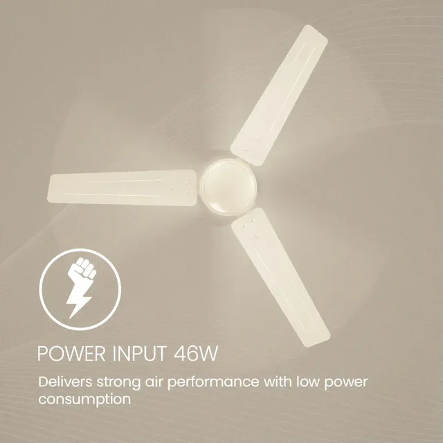 Crompton Star Drift 1200mm Ceiling Fan (Pack of 2) - Ivory