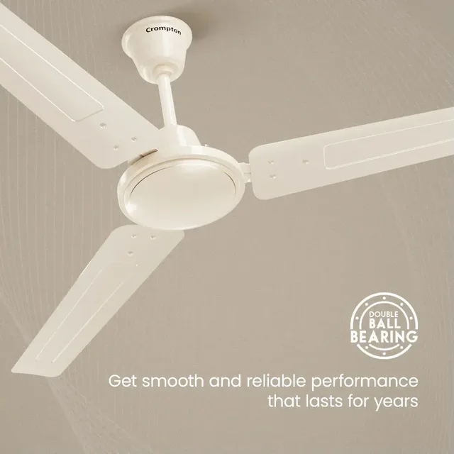 Crompton Star Drift 1200mm Ceiling Fan (Pack of 2) - Ivory