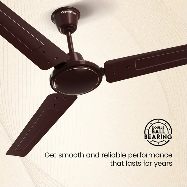 Crompton Star Drift 1200mm Ceiling Fan (Pack of 2) - Brown