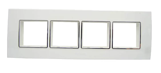Anchor by Panasonic Penta Modular Gina 8M Horizontal Plate White - 65808 - White