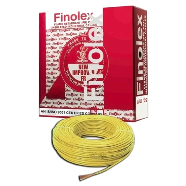 Finolex 1.0 Sq.mm FR Wire 90m - Yellow - Yellow