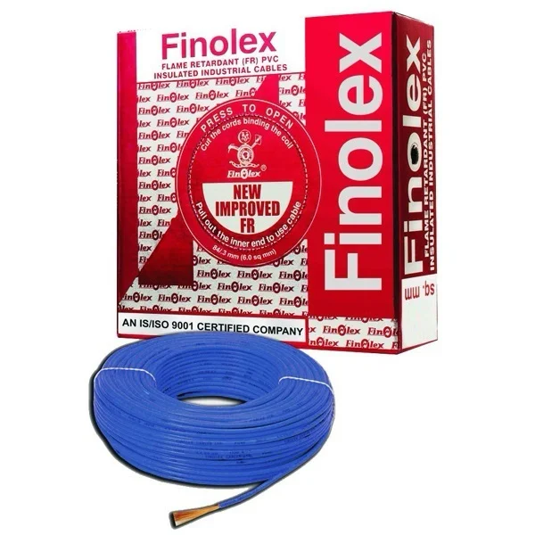 Finolex 1.0 Sq.mm FR Wire 90m - Blue - Blue