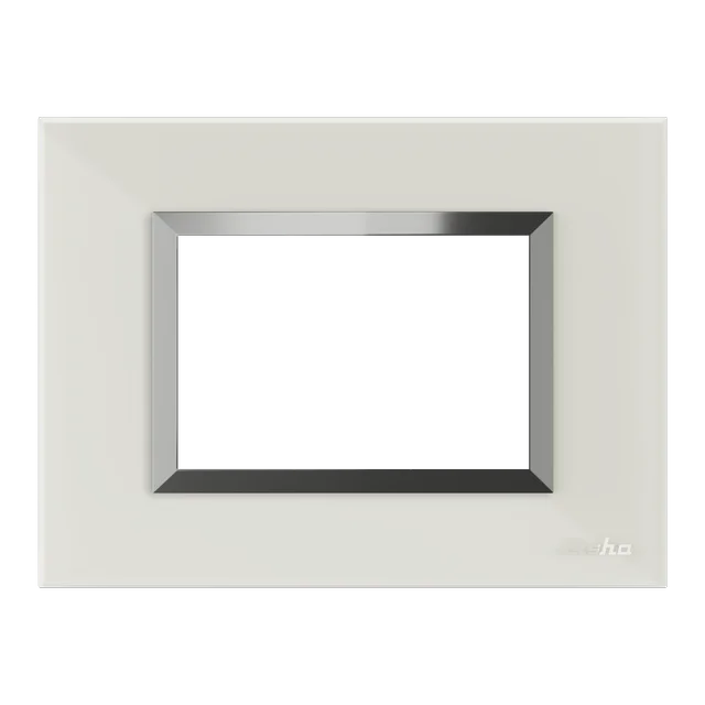 Lisha TiNT Glass Cover Plate 12M - Snow White - 12M, Snow White