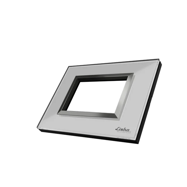 Lisha TiNT Glass Cover Plate 12M - Snow White - 12M, Snow White