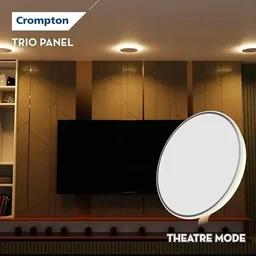 Crompton 15W Trio Panel, Recess LED Downlight