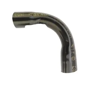 20mm PVC Electrical Conduit Bend Gold Heavy Grade - 19mm, Black